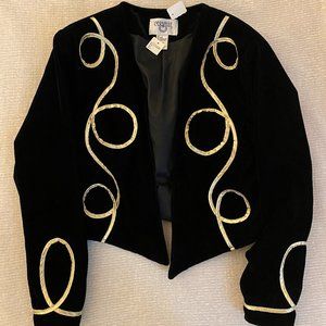 Vintage Cervelle Cropped Velvet Jacket